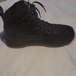 Black High-Top Sneakers